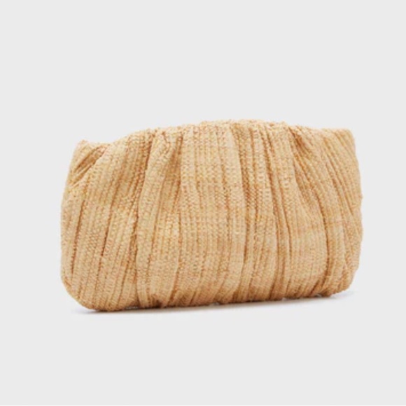 NEW Loeffler Randall x Tuckernuck Britt Clutch.Natural. NWT. - Picture 3 of 6